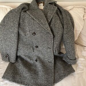 Doen Davis Coat Herringbone Small